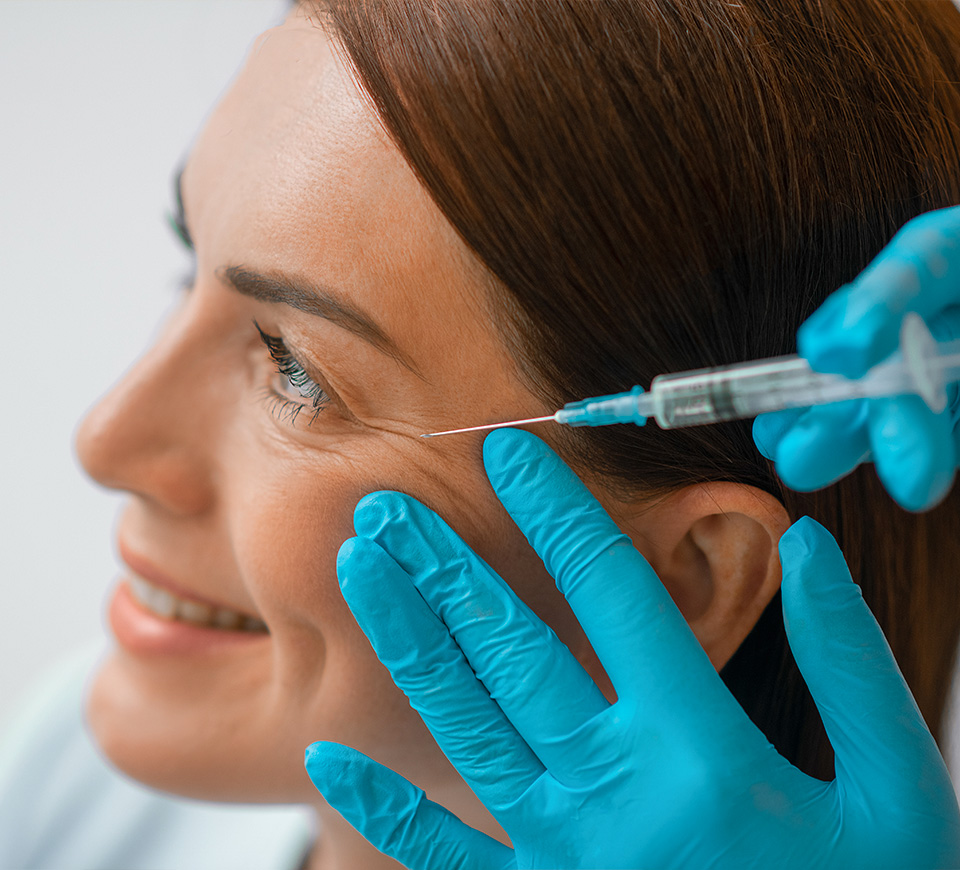 Injections de botox patte d’oie